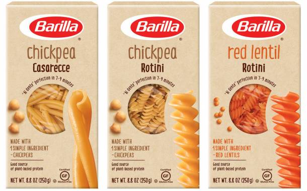 Barilla unveils new pasta line made with lentils or chickpeas