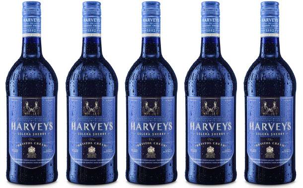 New Harveys The Bristol Cream packaging has thermochromic ink