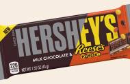 Hershey’s chocolate bar with Reese’s Pieces candy launched