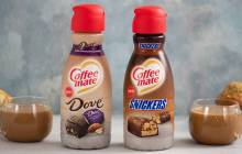 Nestlé boosts Coffee-Mate line with Snickers and Dove creamers