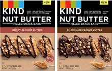 Kind introduces two-strong line of Nut Butter Filled Snack Bars