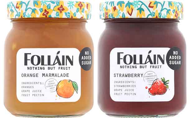 Folláin Preserves hires Beatson Clark to rebrand glass packaging