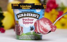 Ben & Jerry's releases raspberry sorbet with lemonade swirl in US