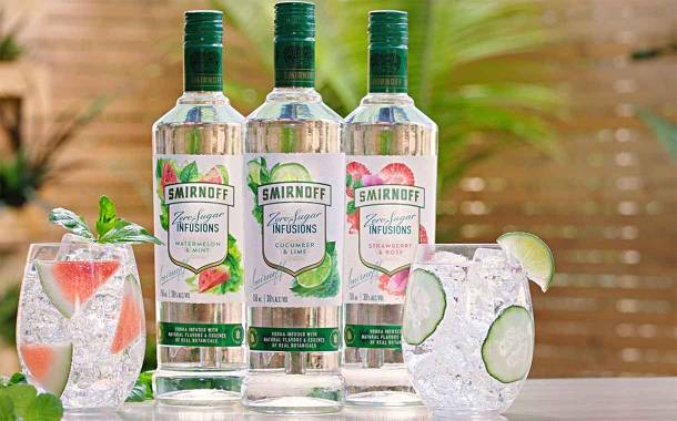 Diageo releases Smirnoff Zero Sugar Infusions range in the US