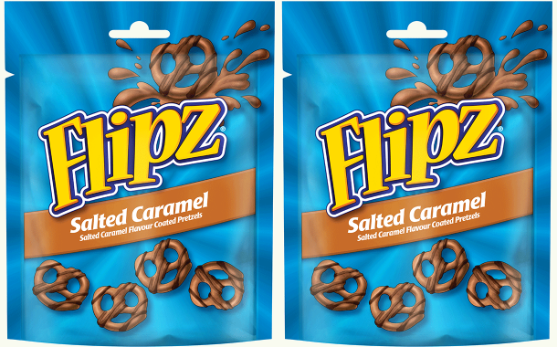 Pladis adds to Flipz range in UK with new salted caramel pretzels