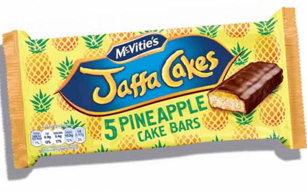 Pladis introduces limited-edition Jaffa Cakes pineapple cake bars