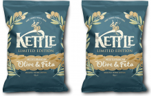 Kettle Chips introduces crisps with olive and feta seasoning