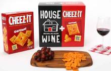 Kellogg pairs Cheez-It crackers with House Wine in combo box