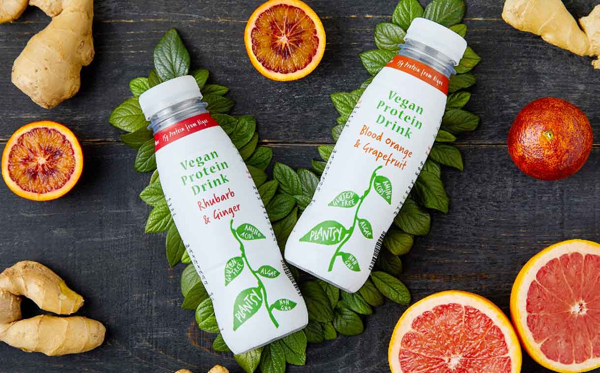 Vegan brand Plantsy releases range of algae protein drinks