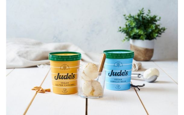 Oat-based vegan ice cream released by British brand Jude’s