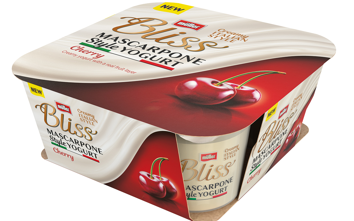 Müller releases Italian-inspired Bliss Mascarpone Style Yogurt