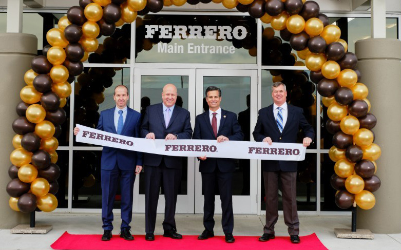 Ferrero opens new US facility to distribute growing portfolio