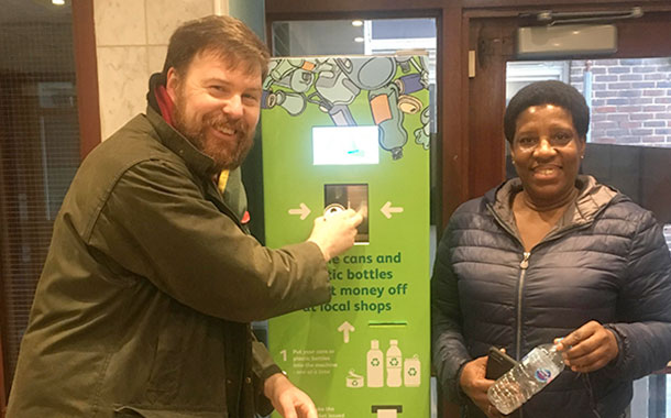 Hackney Council installs 'first' reverse vending machine on UK estate