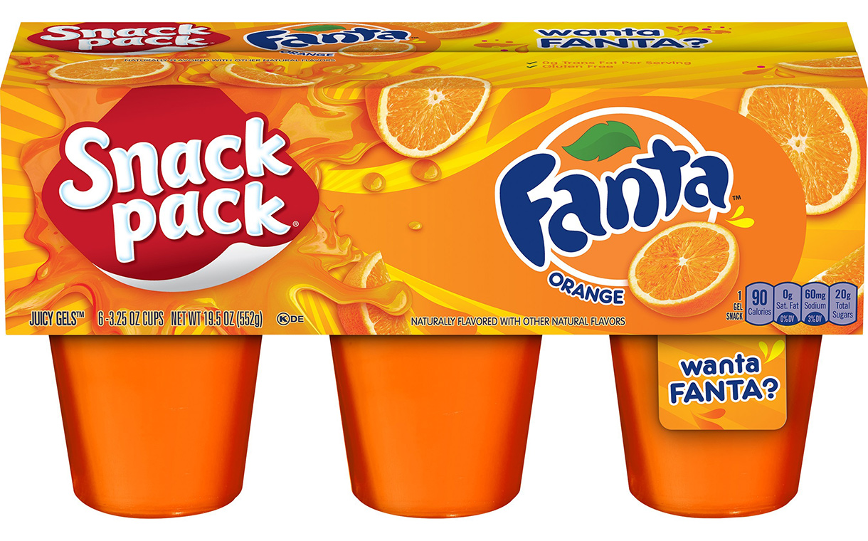 Conagra and Coca-Cola partner for Snack Pack Fanta Gels launch