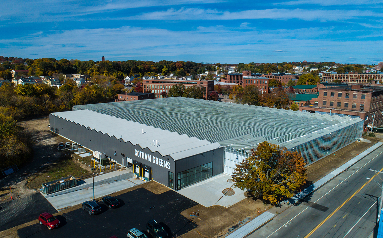 Gotham Greens opens urban greenhouse in Rhode Island