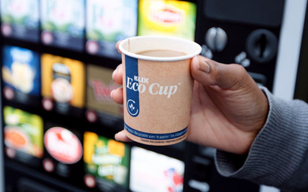 Lavazza Professional develops fully-recyclable paper cup for vending