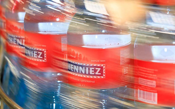 Nestlé's Henniez water bottles now contain 75% recycled plastic