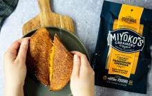 Miyoko's to launch plant-based cheddar and pepper jack cheeses