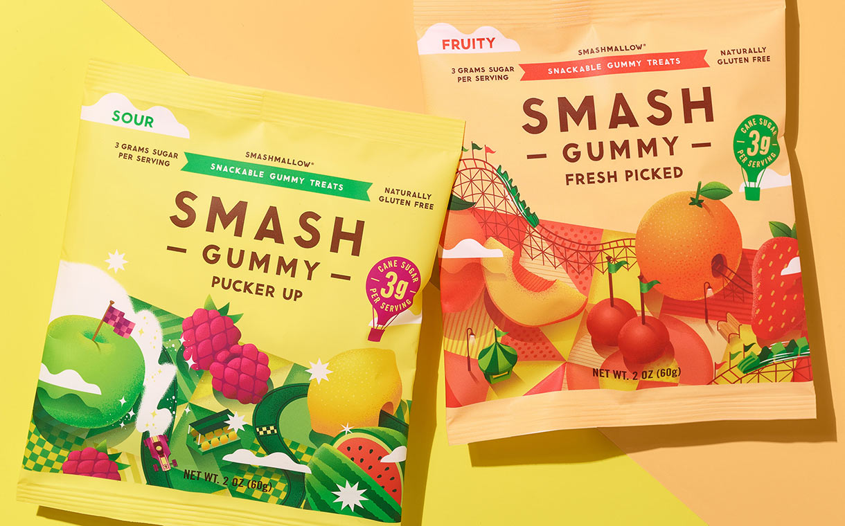 Smashmallow introduces low-sugar gummy range in the US