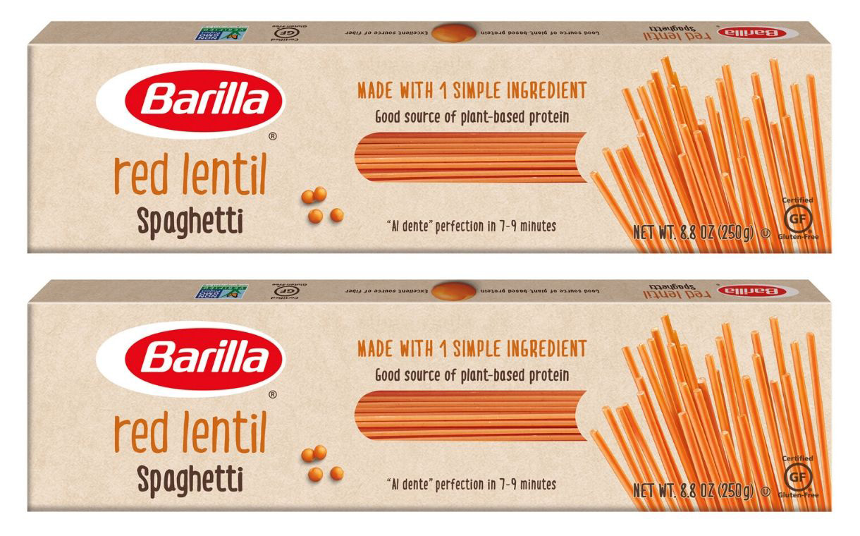 Barilla expands legume pasta line with Red Lentil Spaghetti