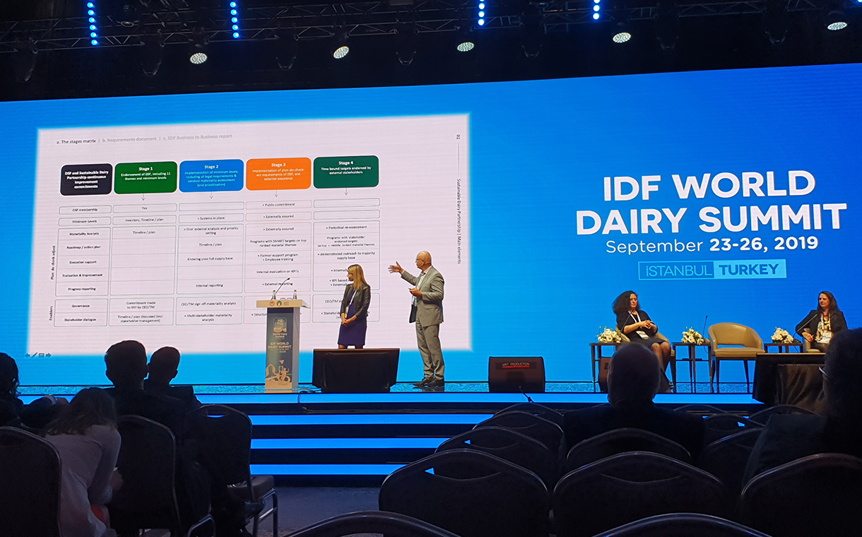 Five stages model: a method to certify sustainability of dairy products