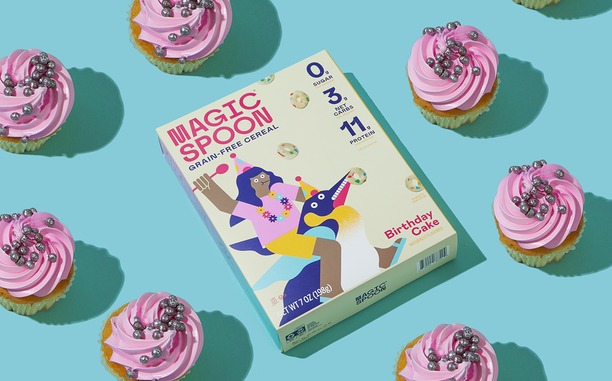 Magic Spoon debuts limited-edition Birthday Cake cereal