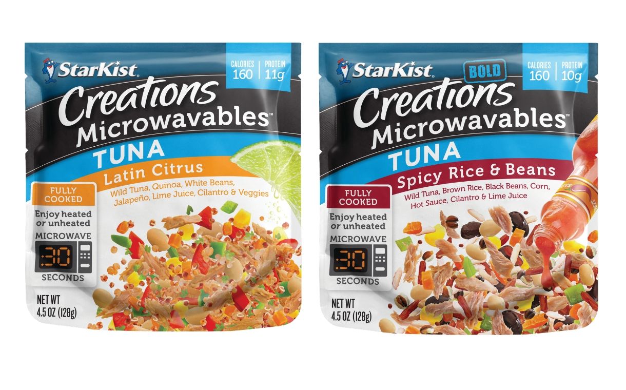 Starkist unveils new Creations Microwavables  line