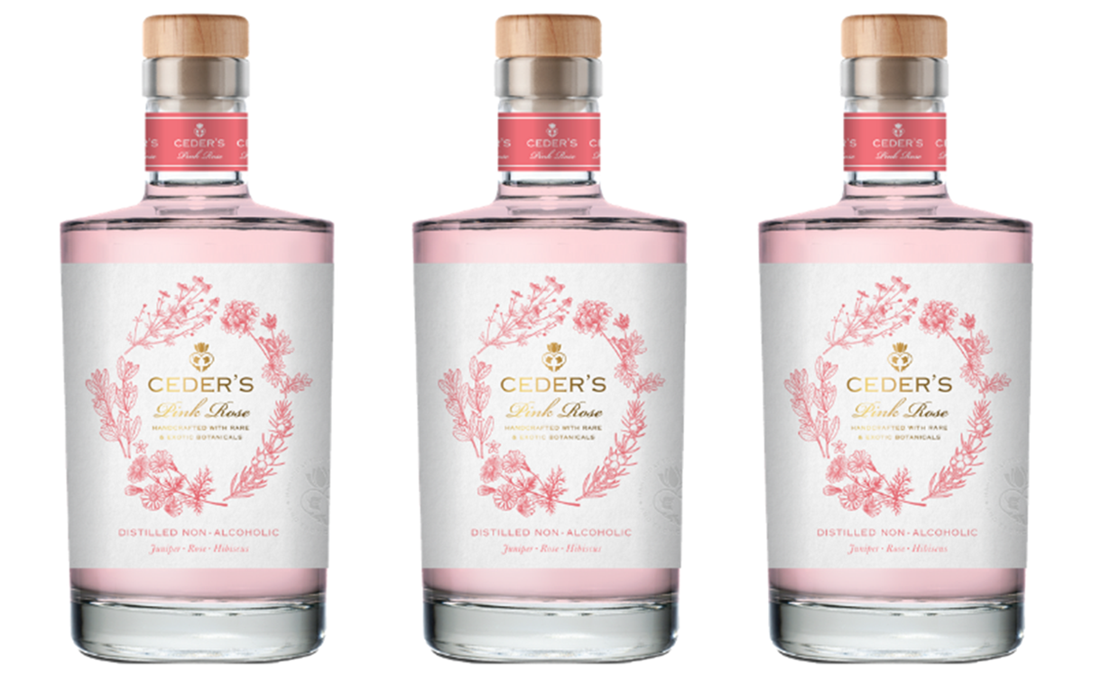 Pernod Ricard unveils Ceder’s Pink Rose alternative gin