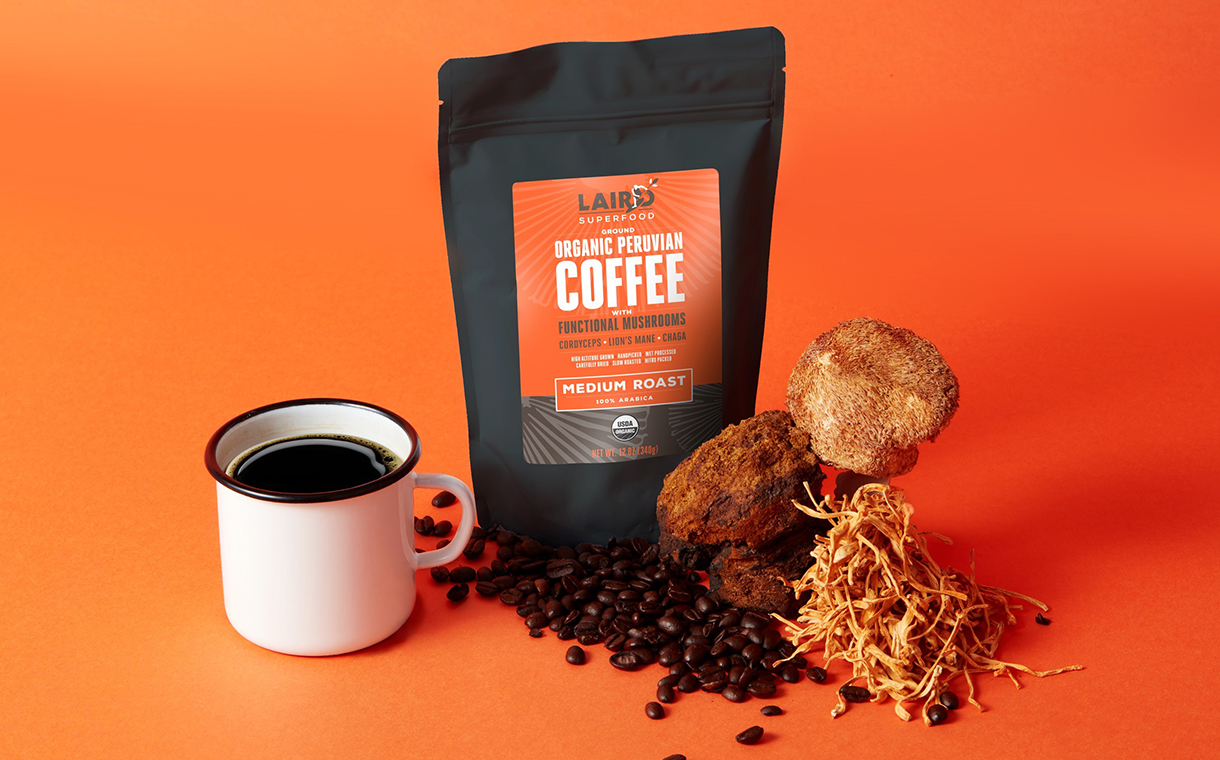 Laird Superfood launches coffee with functional mushrooms