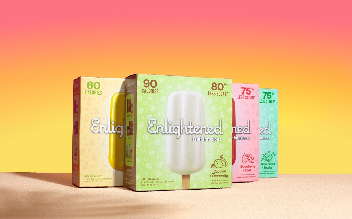 Enlightened debuts range of functional low-sugar fruit bars