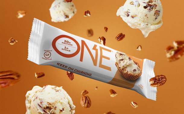 One Brands debuts ice cream-inspired Butter Pecan protein bar