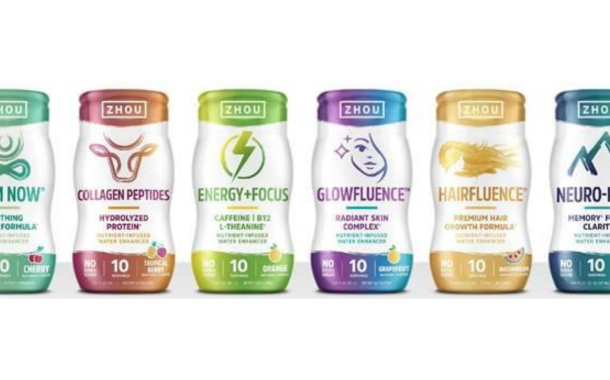 Zhou Nutrition launches functional Water Enhancers