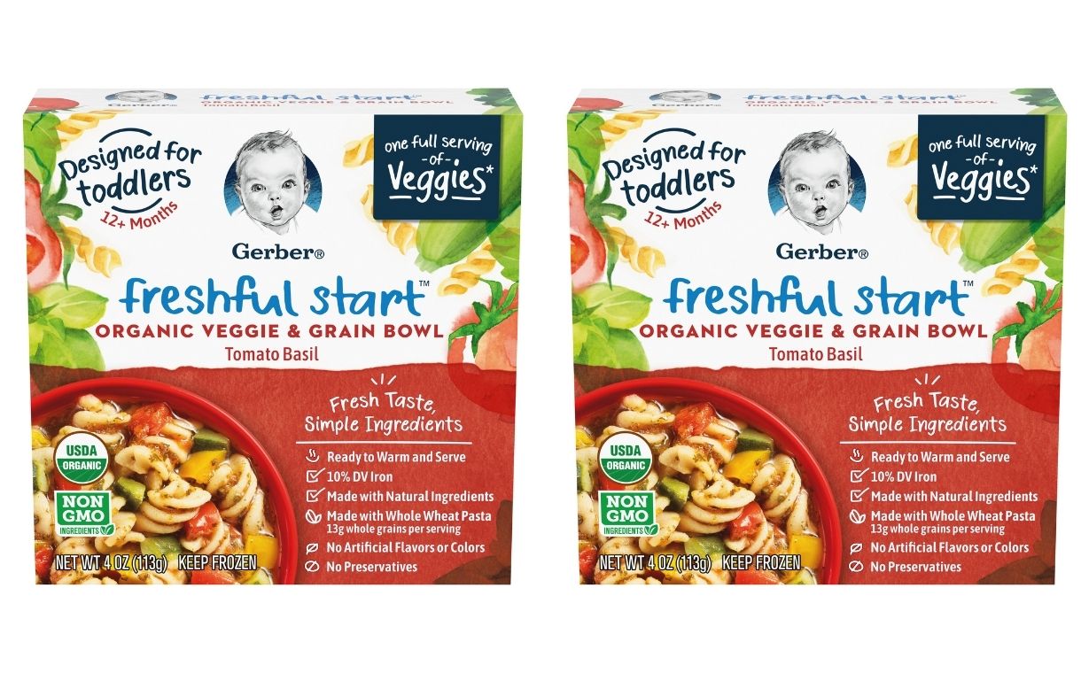 Gerber unveils frozen Freshful Start range for toddlers