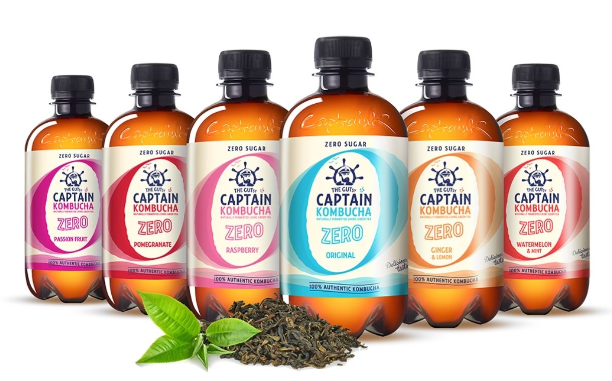 The Gutsy Captain unveils range of zero-sugar kombuchas