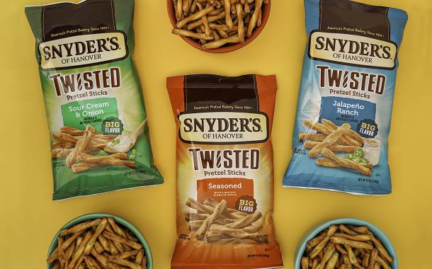 Snyder's of Hanover debuts new Twisted Pretzel Sticks flavours