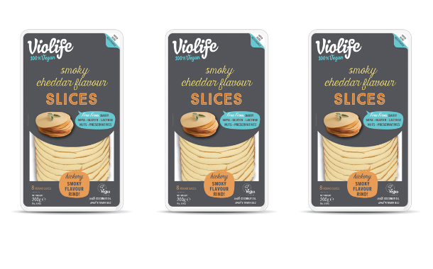 Violife launches Smoky Cheddar Flavour Slices