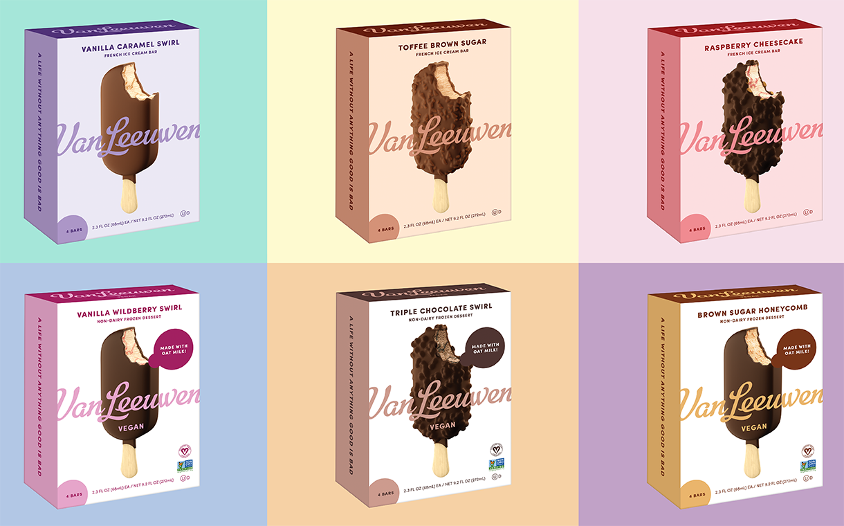 Van Leeuwen launches dairy and vegan ice cream bars in US