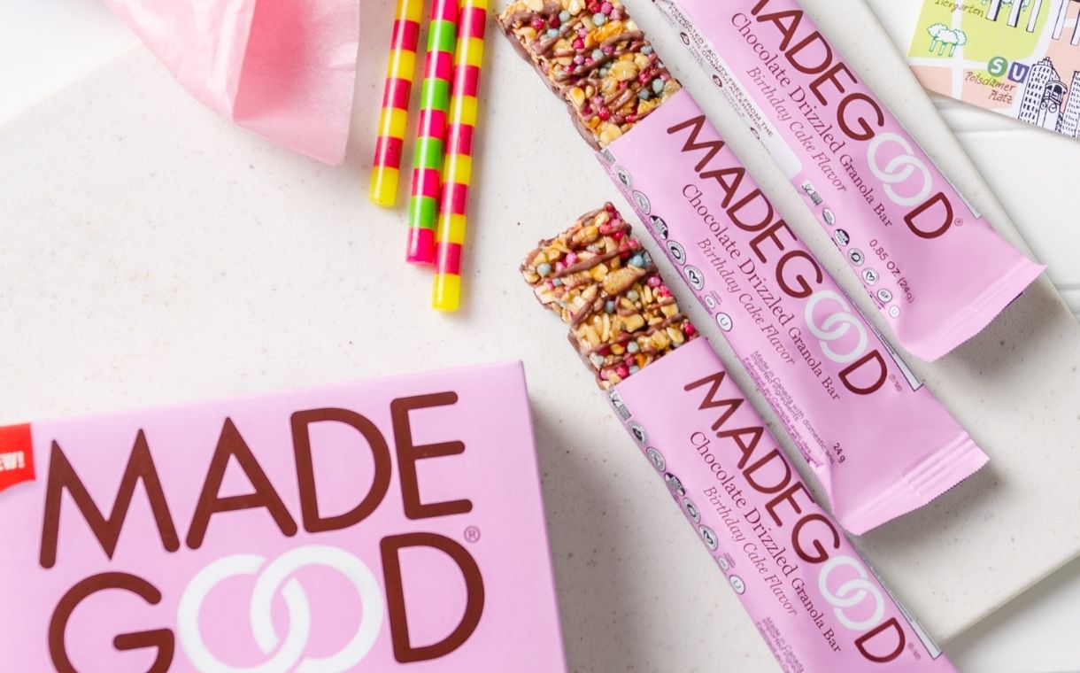 MadeGood Foods launches new granola bar range in US