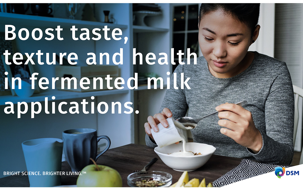 Freshen up fermented milk products: DSM has the right portfolio and expertise to meet customers' needs