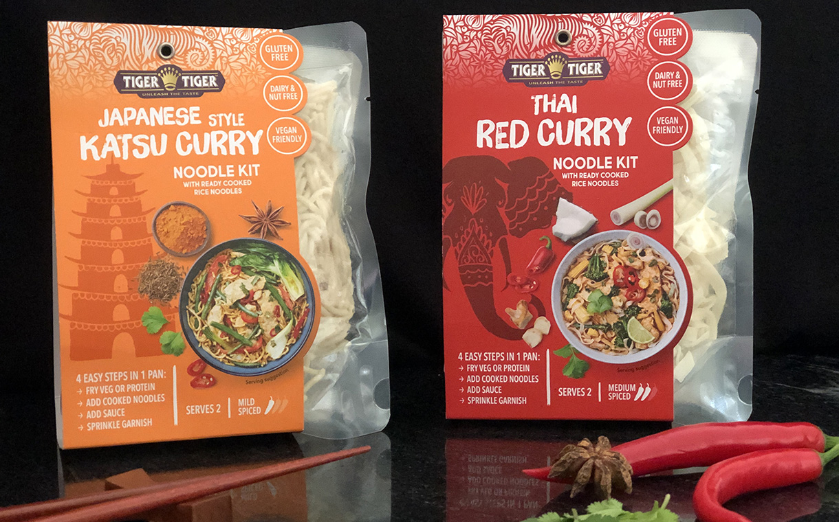 Tiger Tiger launches free-from noodle kits in UK