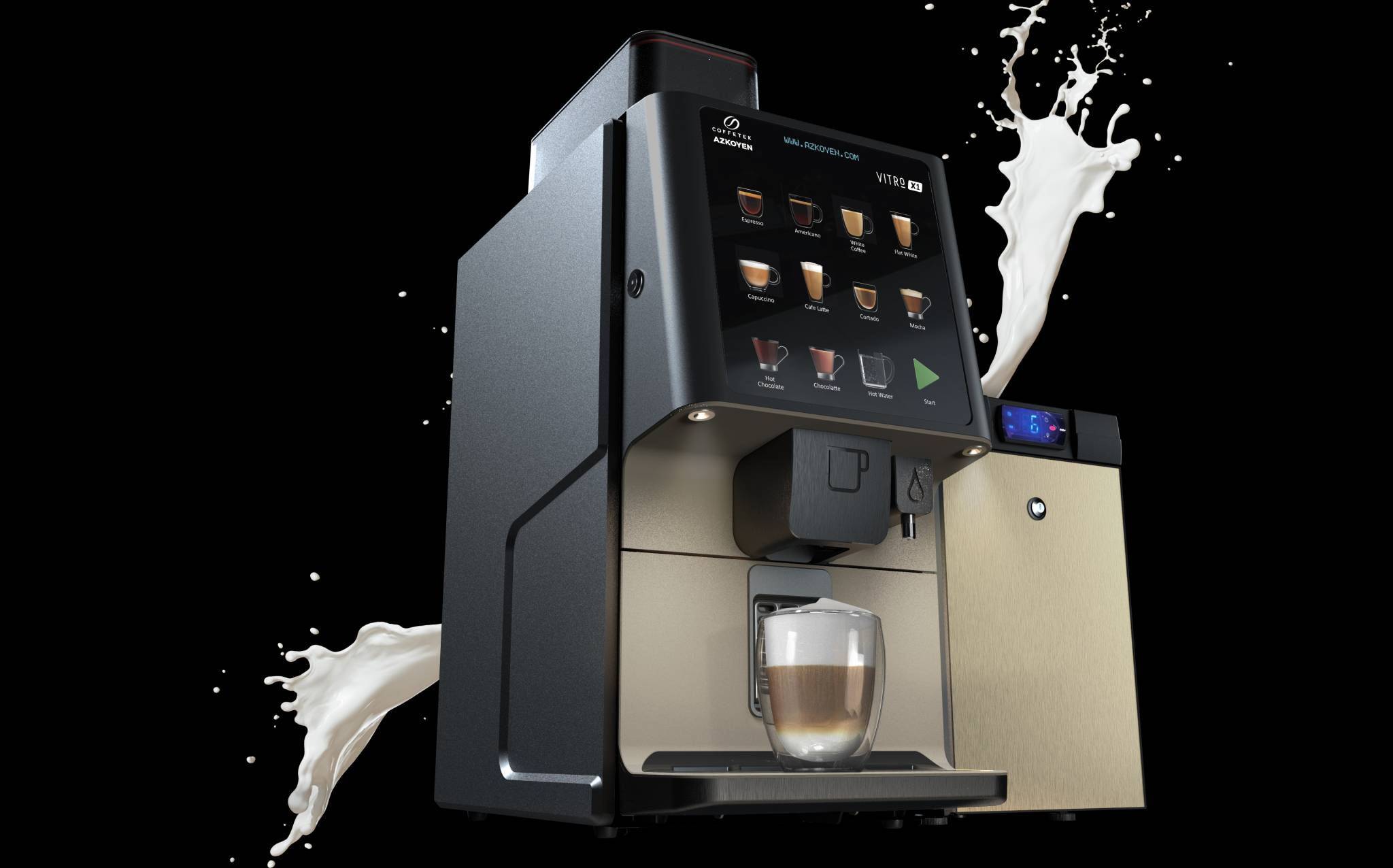 Coffetek launches new Vitro X1 MIA compact fresh milk coffee machine