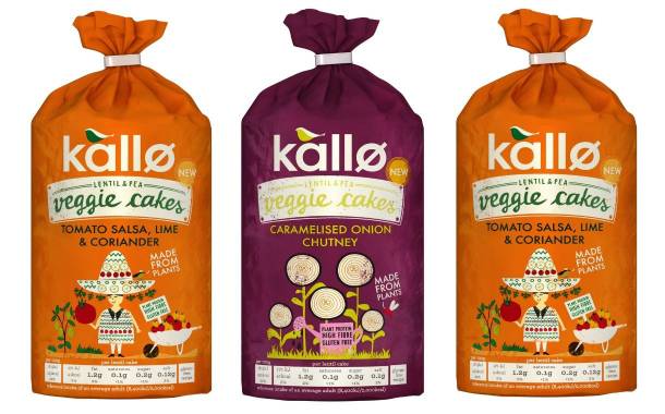 Ecotone adds new flavours to Kallø Veggie Cakes line