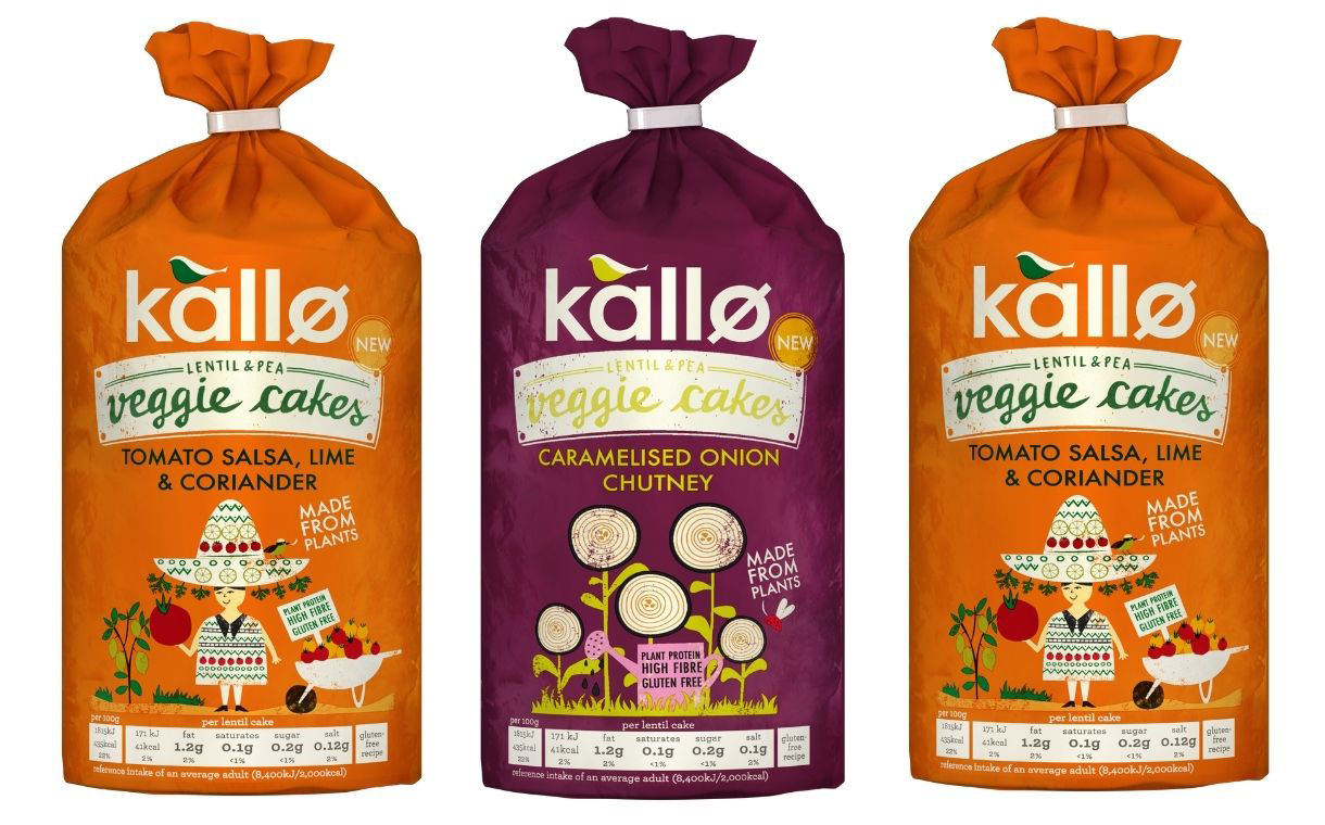 Ecotone adds new flavours to Kallø Veggie Cakes line