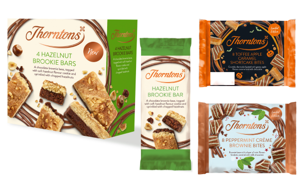 Finsbury Food Group renovates Thorntons cake bites and bars range