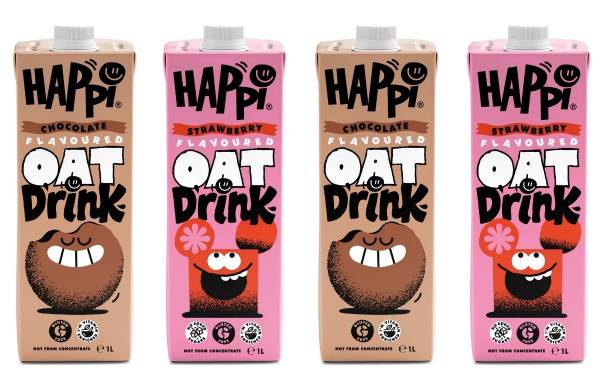 Happi Free From to launch flavoured oat drinks