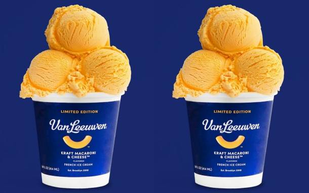 Kraft and Van Leeuwen roll out mac and cheese flavoured ice cream