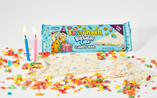 Frankford Candy unveils new Fruity Pebbles Birthday Cake Candy Bar