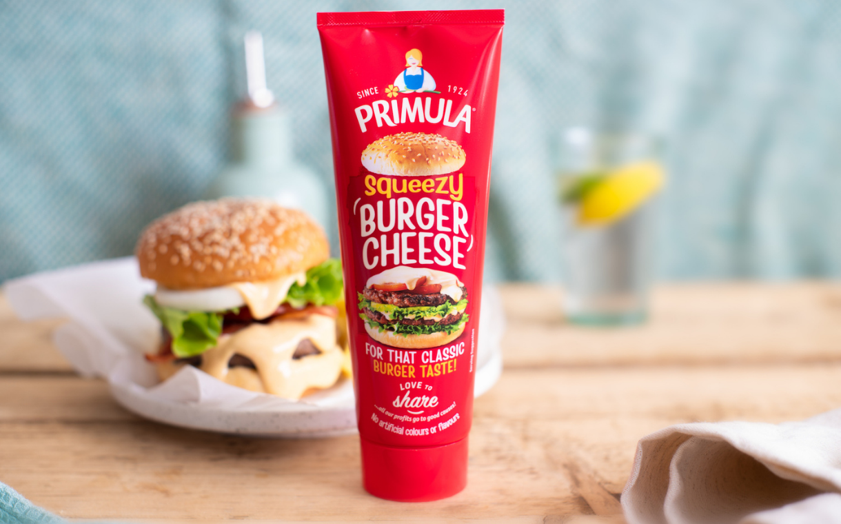 Kavli Group launches limited edition Primula 'Burger Cheese' spread