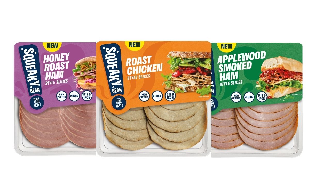 Squeaky Bean unveils new vegan lunchtime slices