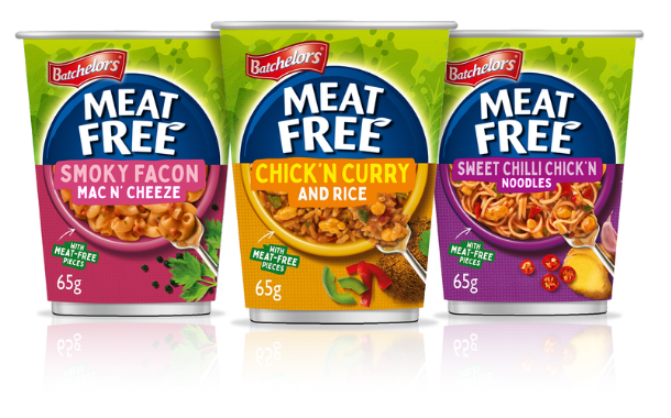 Batchelors launches range of meat-free pots